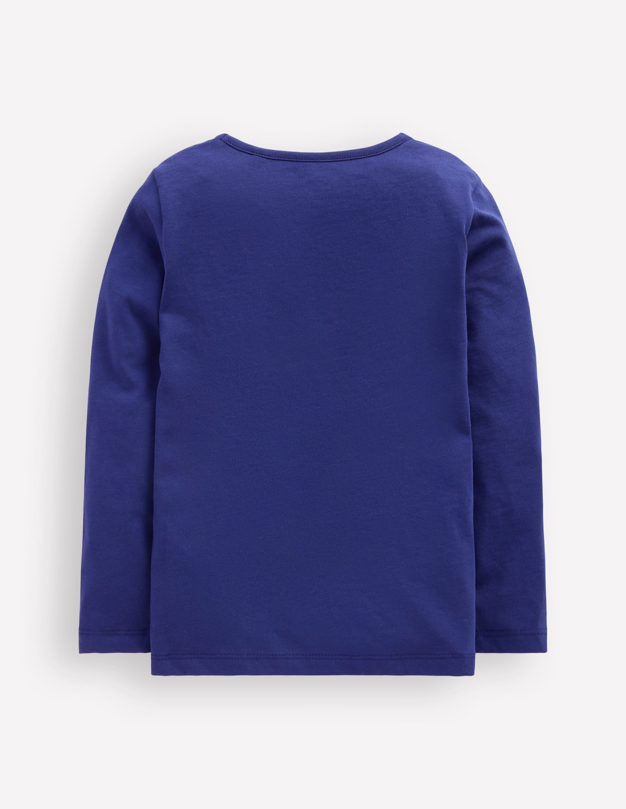 Long Sleeve Riso T-Shirt-Starboard Blue Snowmen