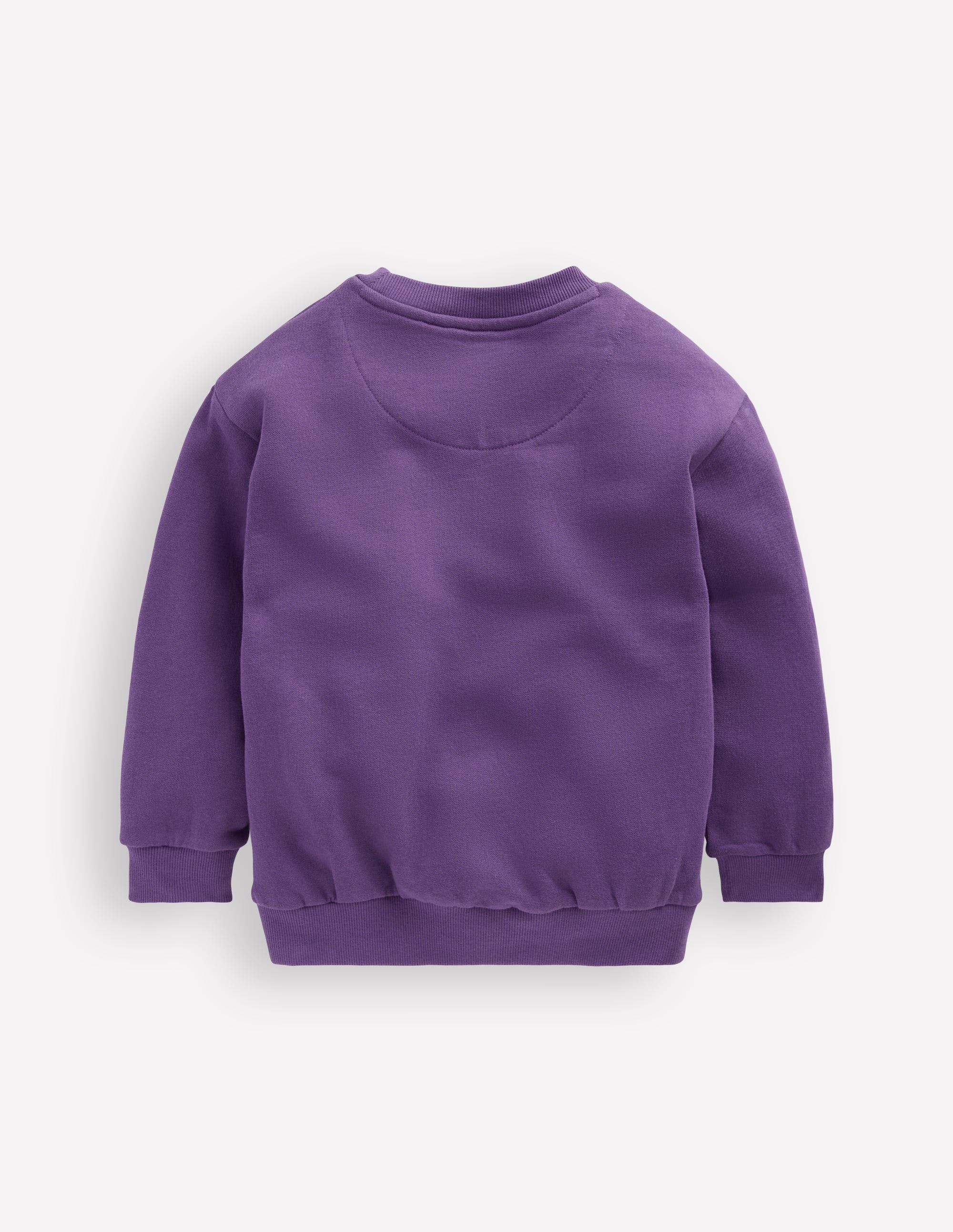 Printed Sweatshirt-Mystic Purple Lovebirds