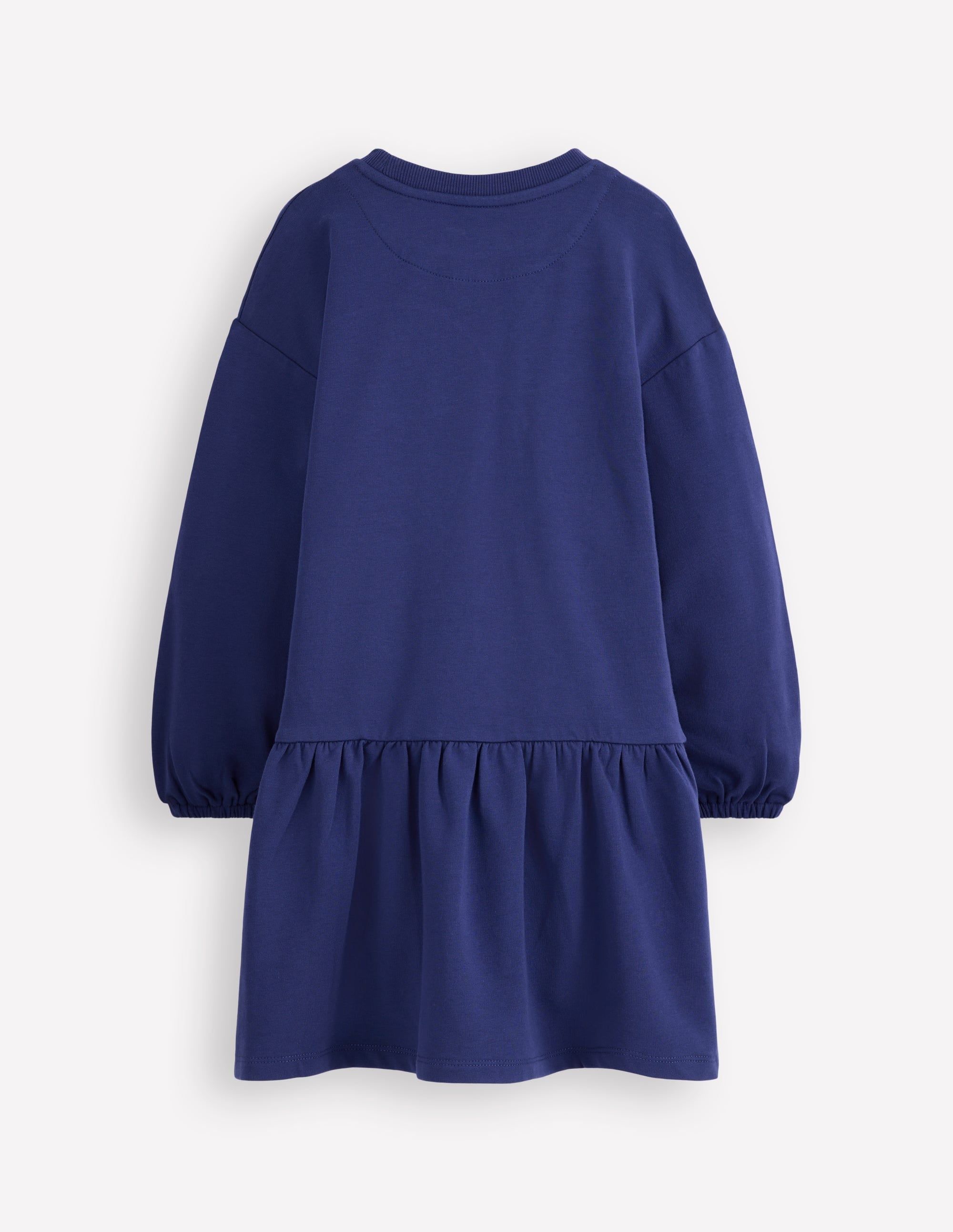 Logo Sweatshirt Dress-Starboard Blue Cherry