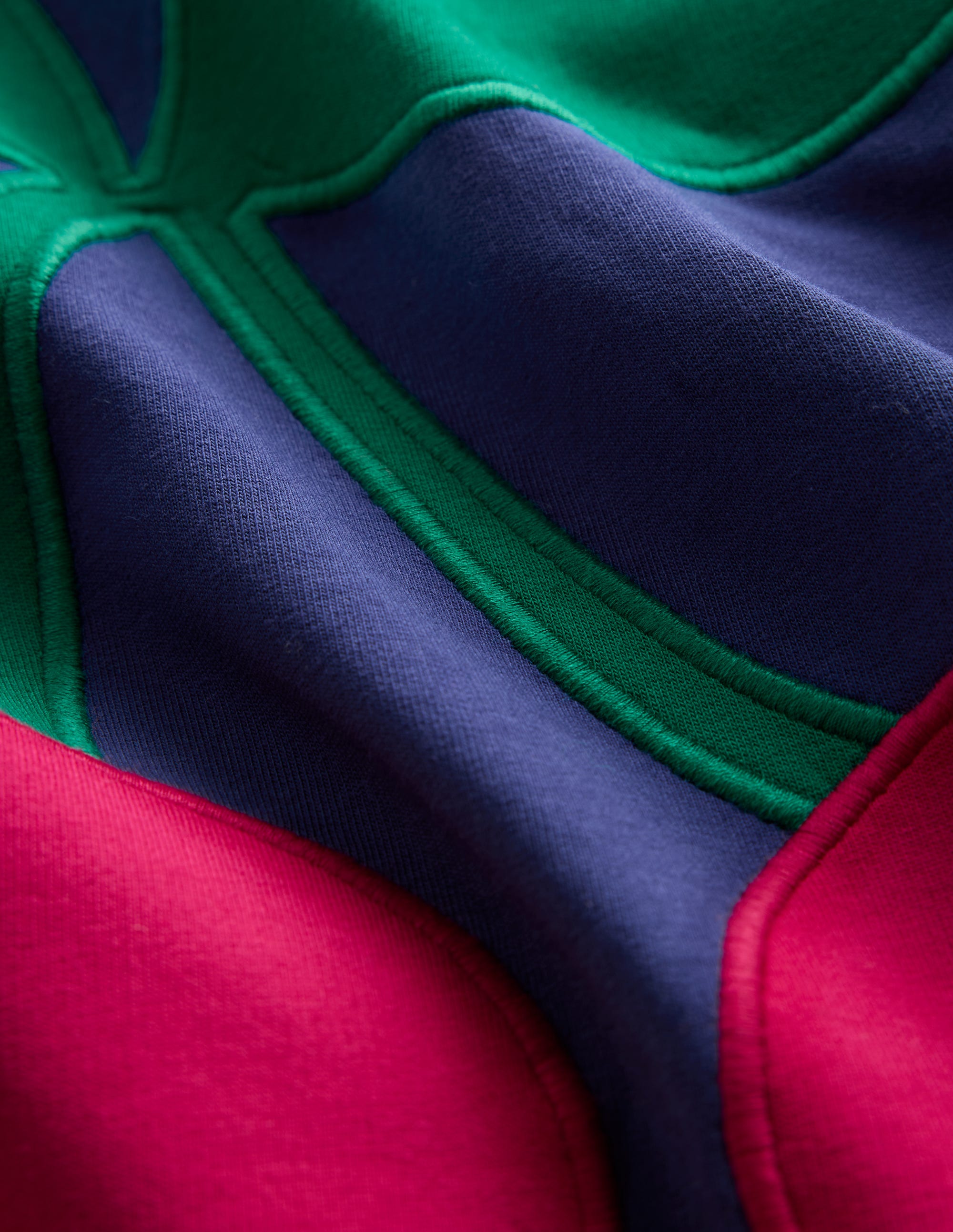 Logo Sweatshirt Dress-Starboard Blue Cherry