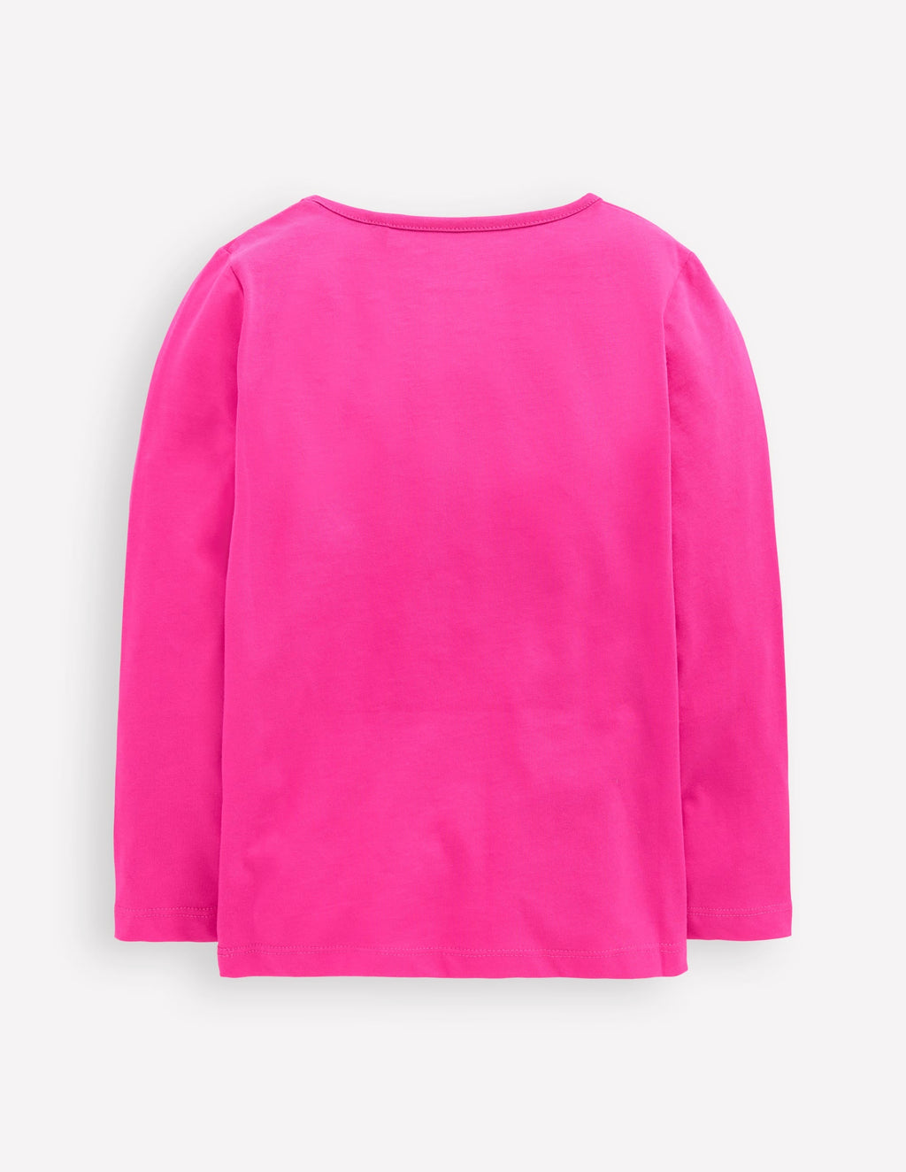 Long Sleeve Riso T-Shirt-Raspberry Pink Unicorns