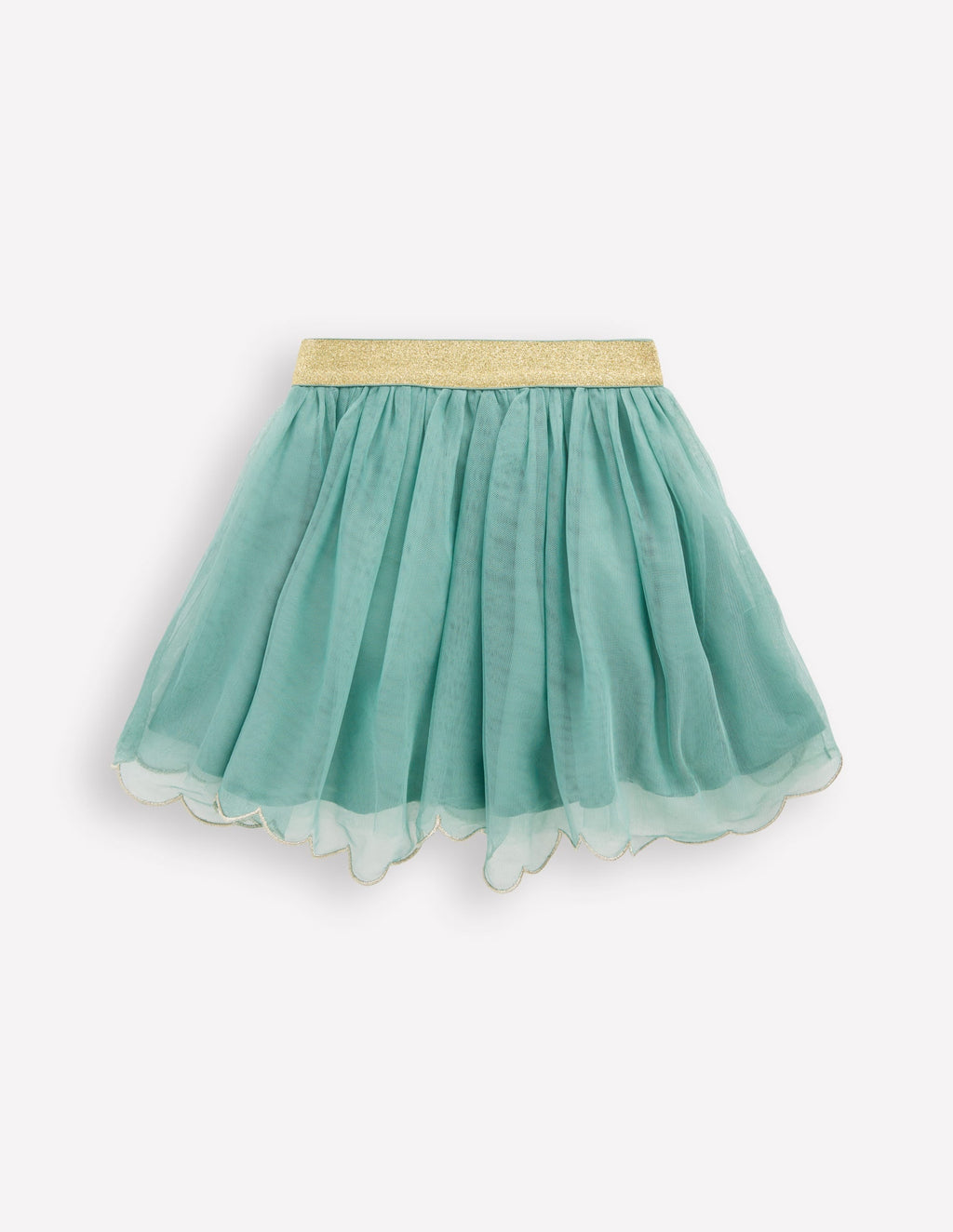 Appliqué Tulle Skirt-Eucalyptus Christmas