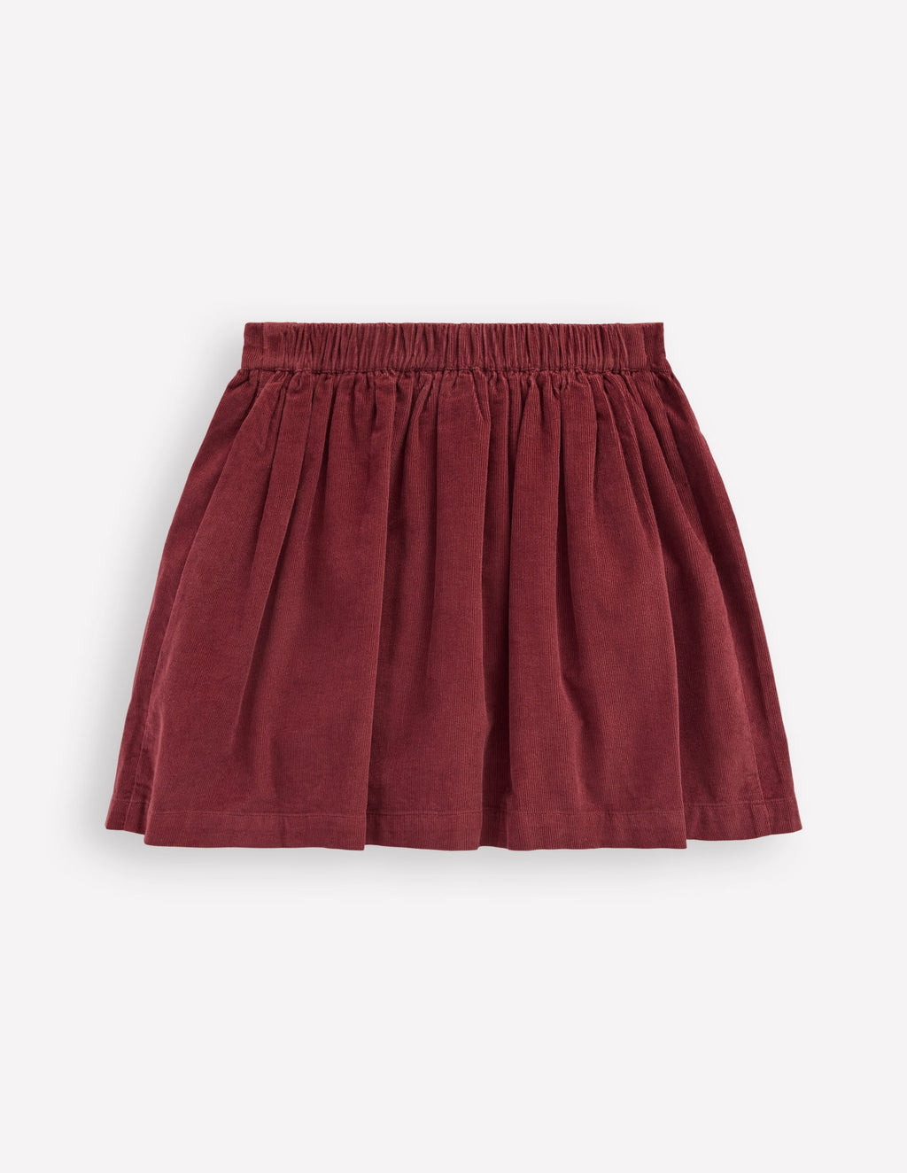 Button-through Mini Skirt-Chestnut Cats