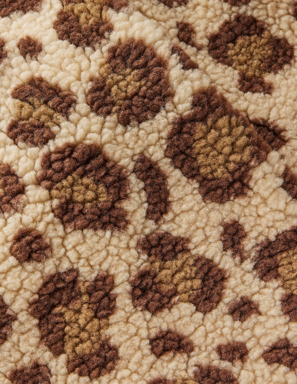 Relaxed Borg Gilet-Leopard