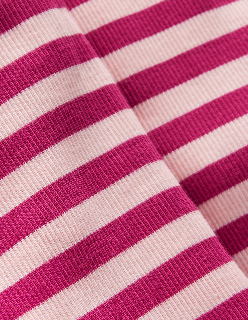 Ribbed Flare Leggings-Cherry Jam/Chalk Pink Stripe