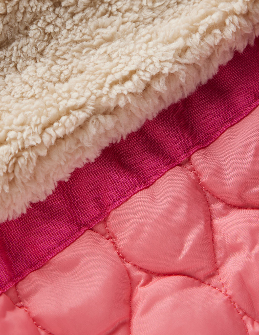 Joni Quilted Parka Coat-Blue Flower Meadow