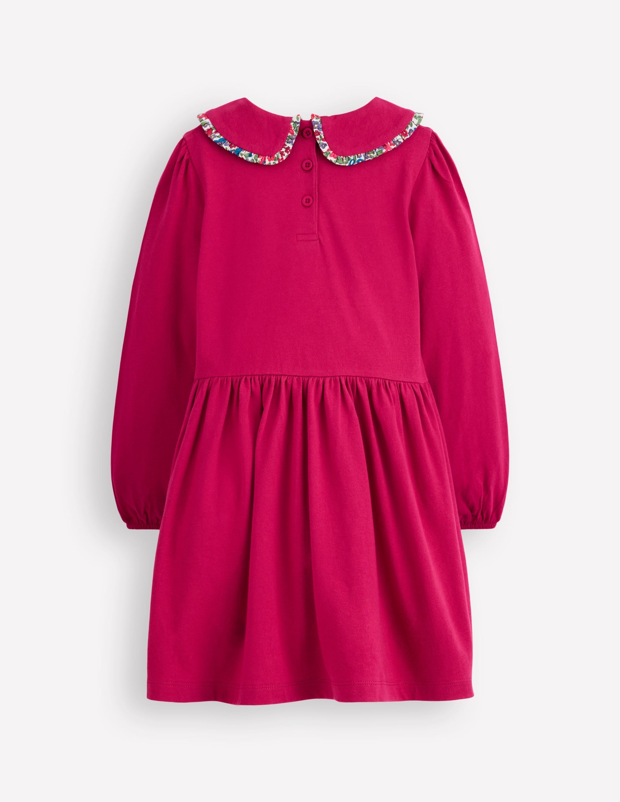 Pretty Appliqué Jersey Dress-Cherry Jam Horses