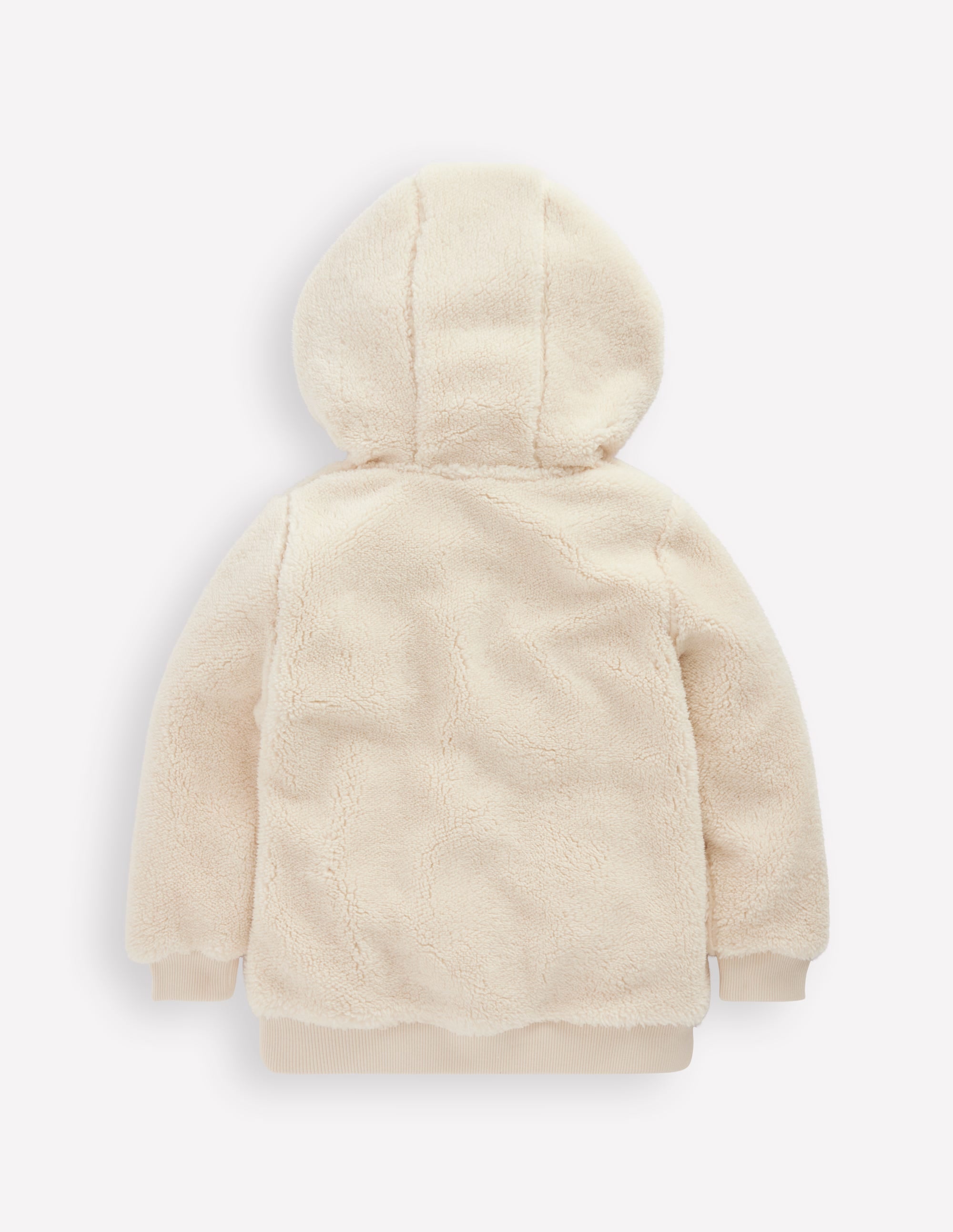 Cosy Fleece Half-Zip Hoodie-Oatmeal