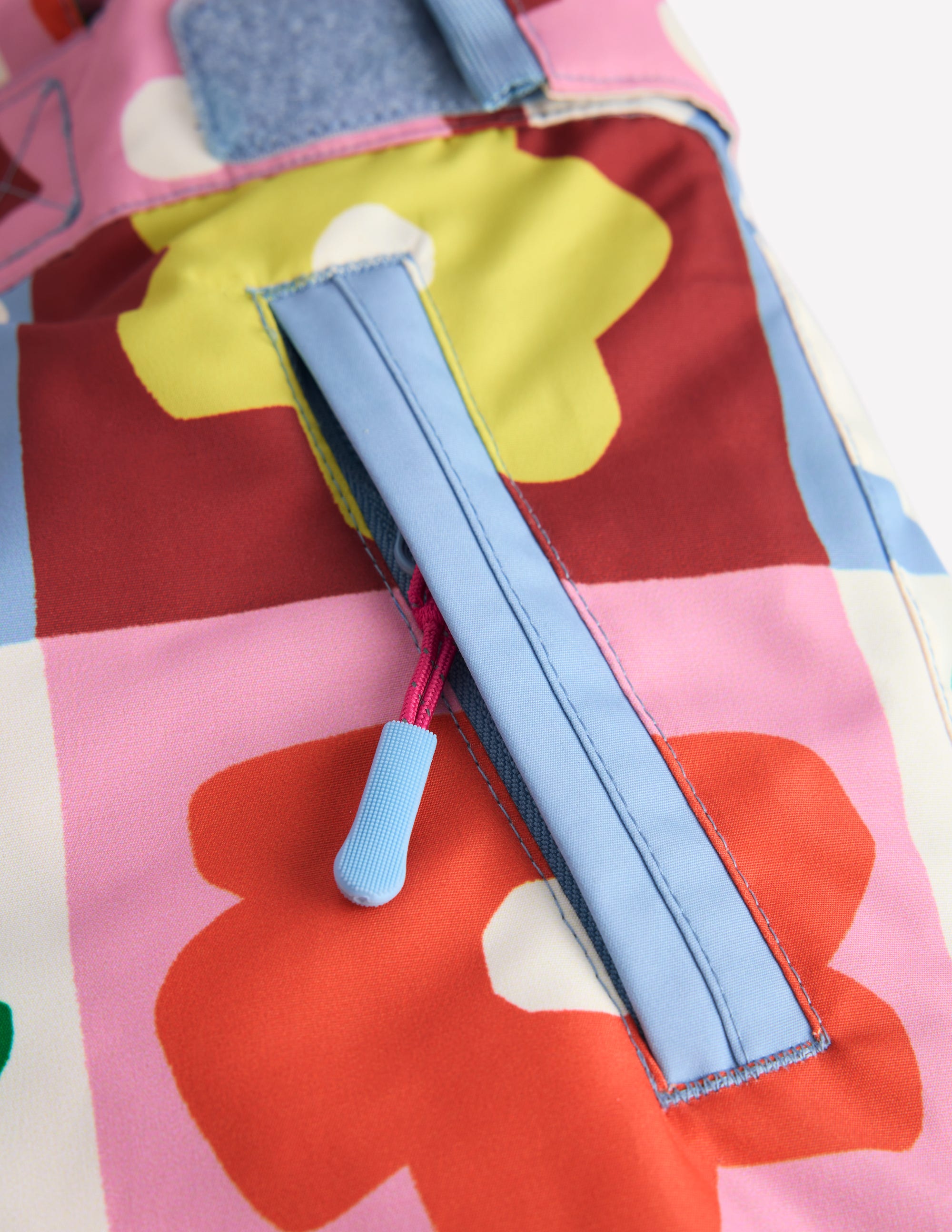 All Weather Waterproof Pants-Multi Flower Check